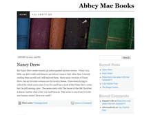 Tablet Screenshot of abbeymaebooks.com